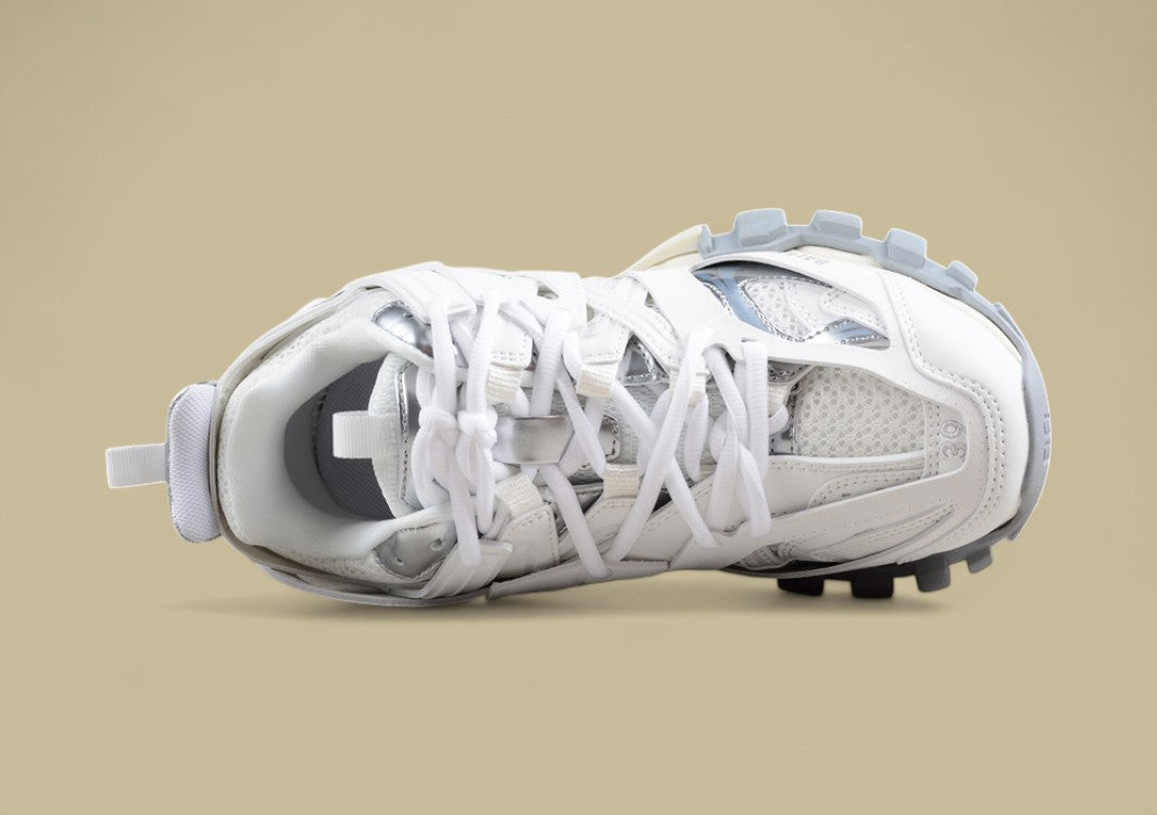 Balenciaga White Layered Sneaker