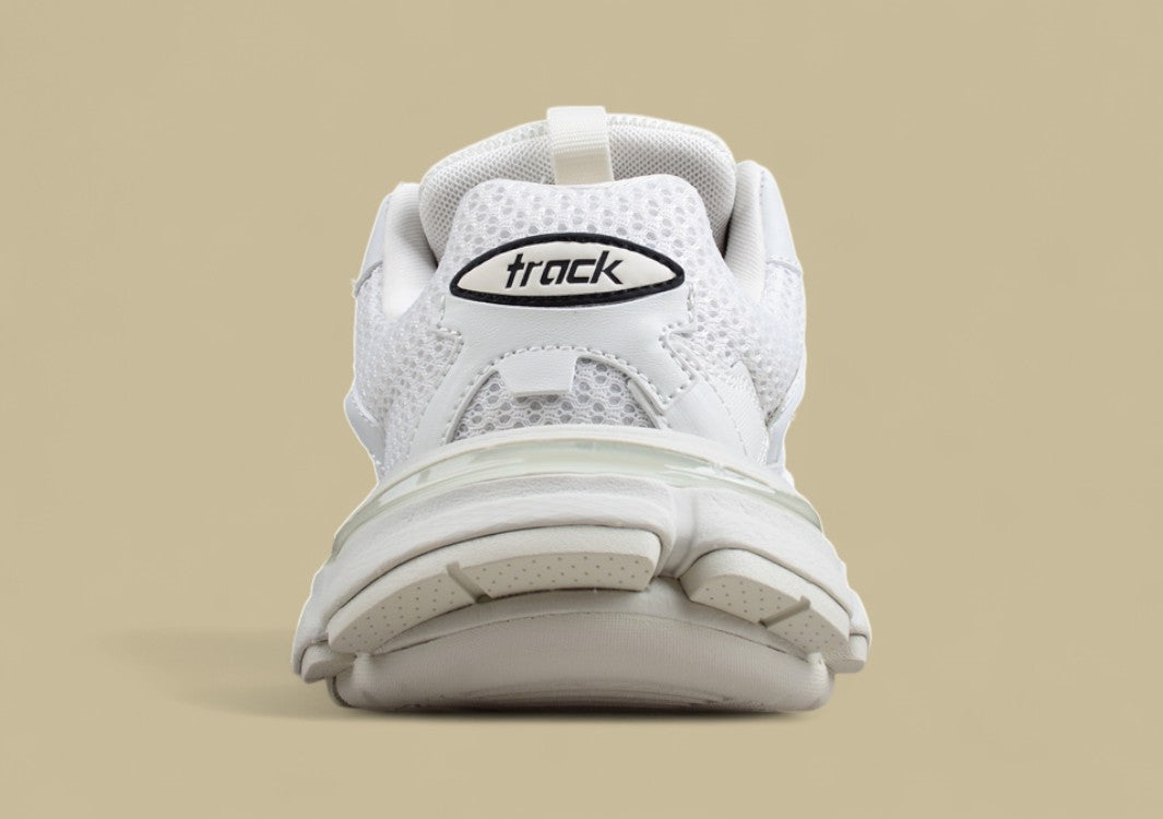 Balenciaga White Mesh Runner Sneaker