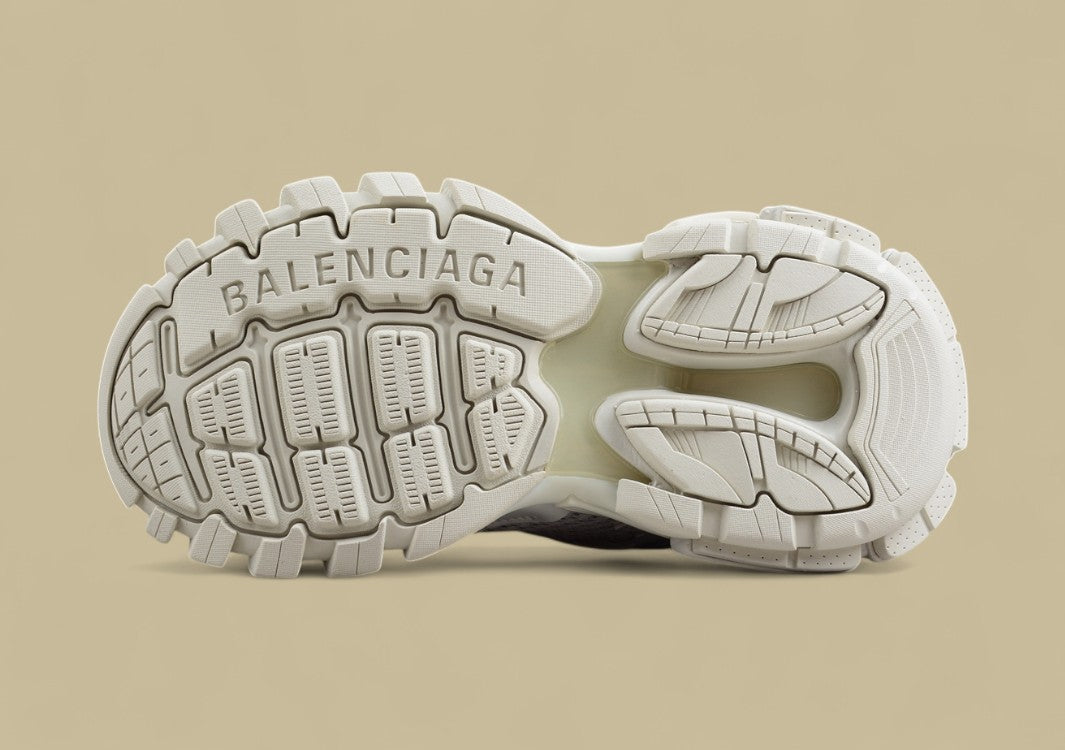 Balenciaga White Mesh Runner Sneaker