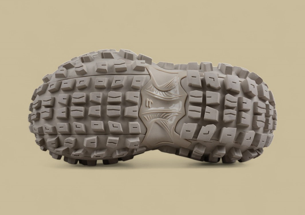 Balenciaga White Neon Mesh Runner Sneaker