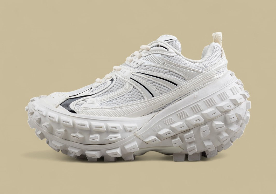 Balenciaga White and Black Track Sneaker