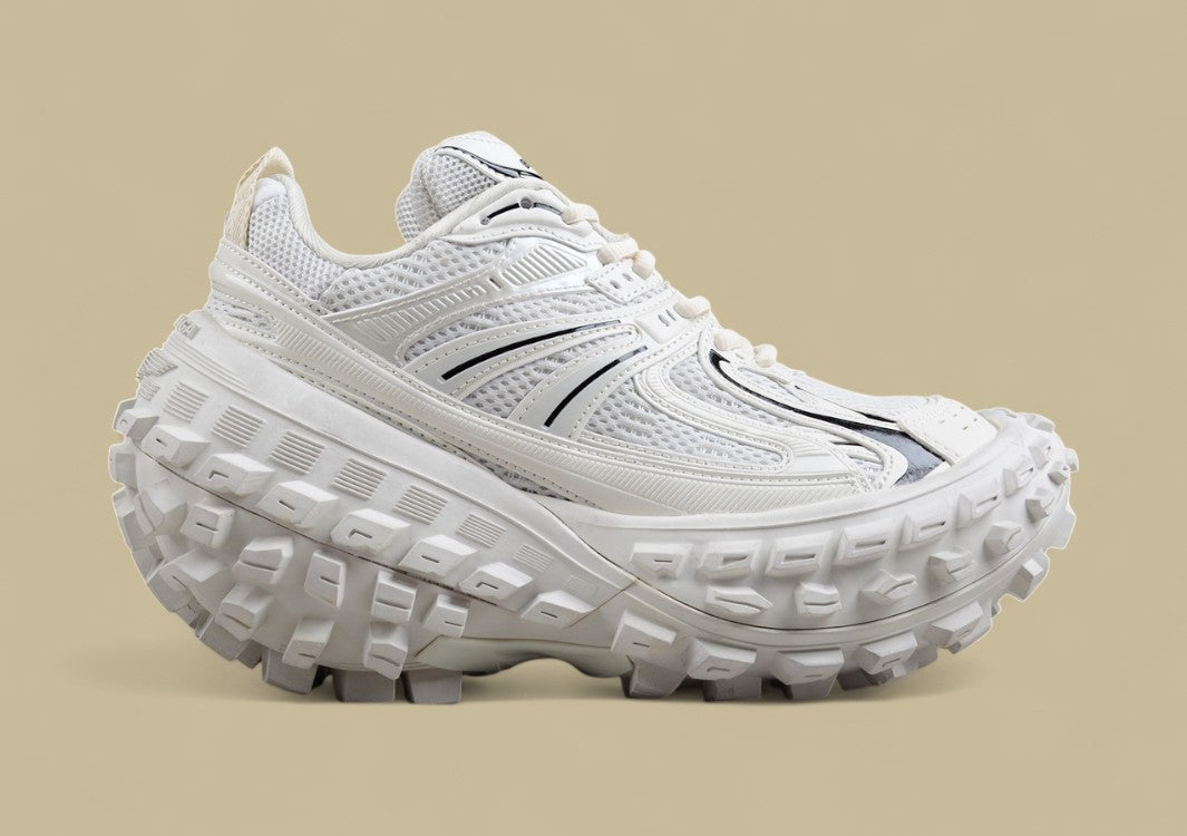 Balenciaga White and Black Track Sneaker