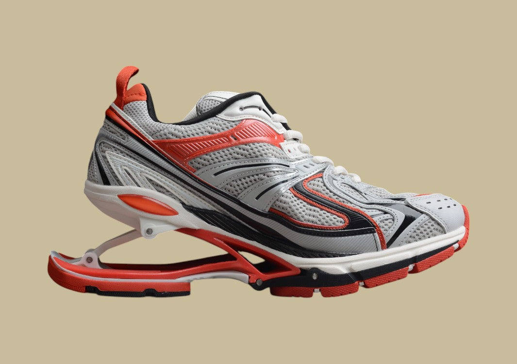 Balenciaga X-Pander 6.0 Retro Slingshot Shoes Gray Orange