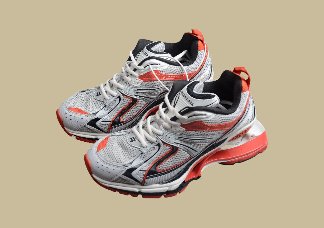Balenciaga X-Pander 6.0 Retro Slingshot Shoes Gray Orange