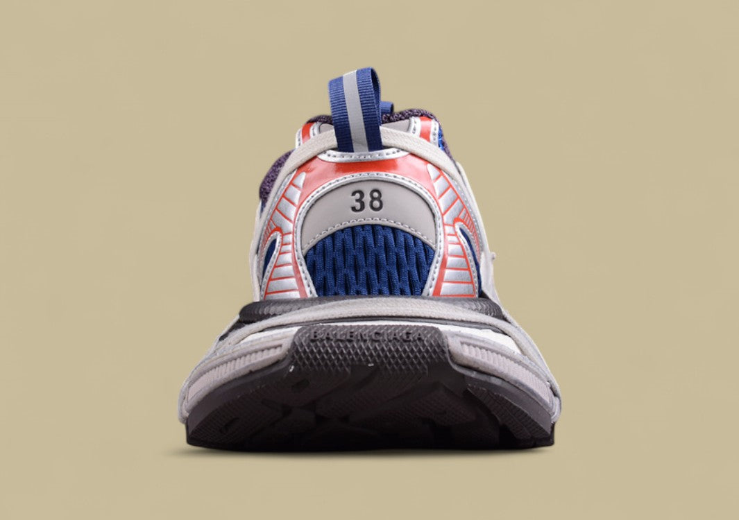 Balenciaga X-Pander Sneaker in Blue/Red/White