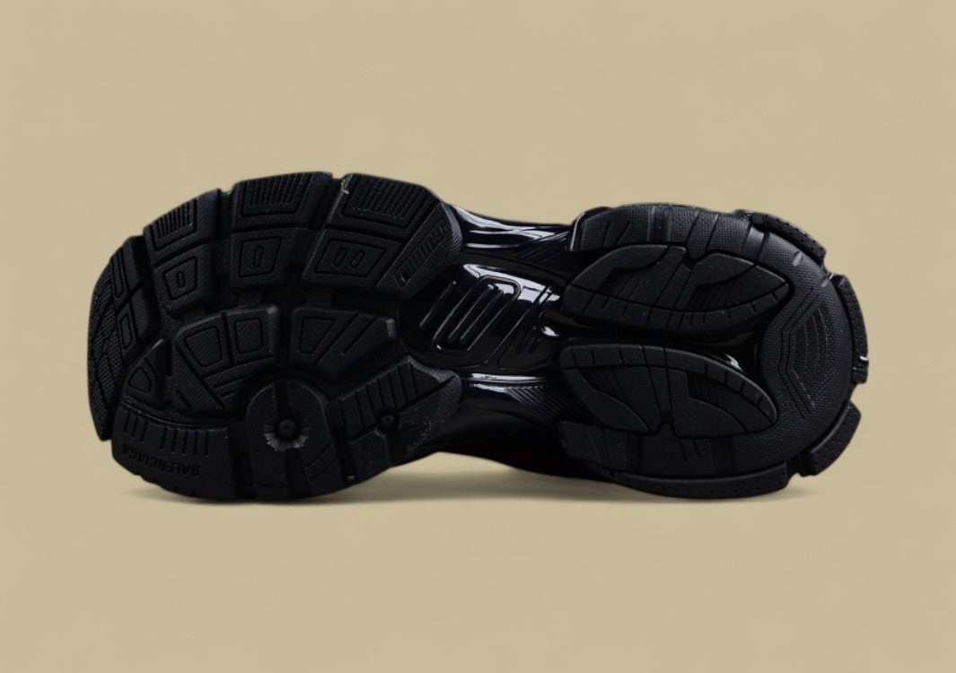 Balenciaga X Future Sneaker in Black with Red