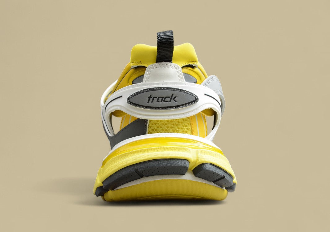 Balenciaga Yellow & Grey Tech Runner Sneaker