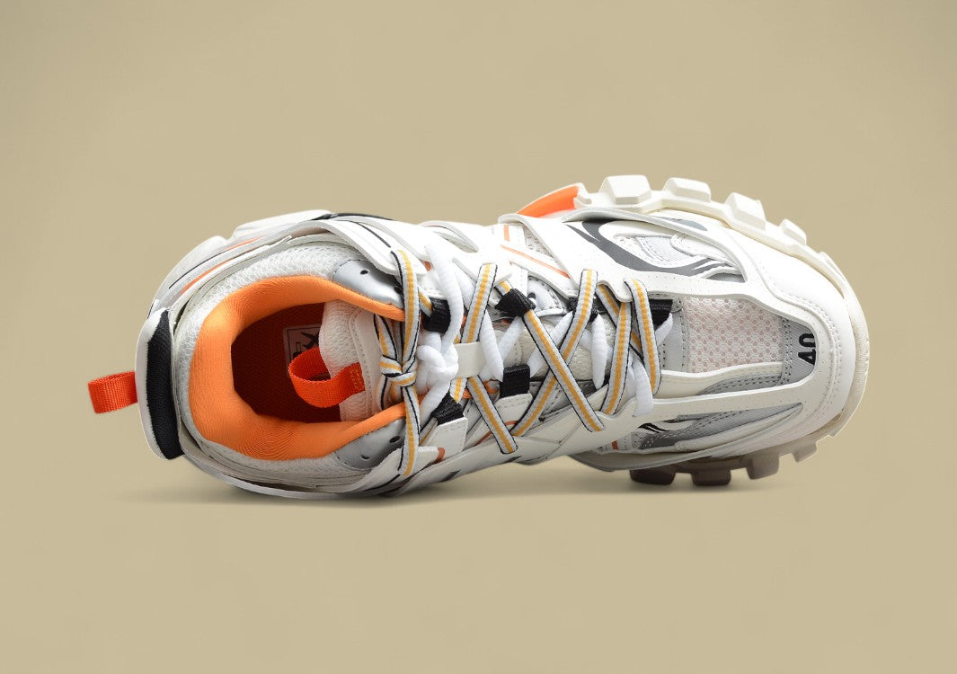 Balenciaga Gray Black White Orange