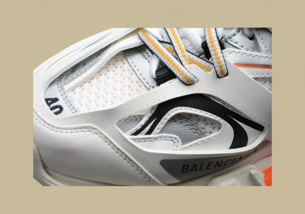 Balenciaga Gray Black White Orange
