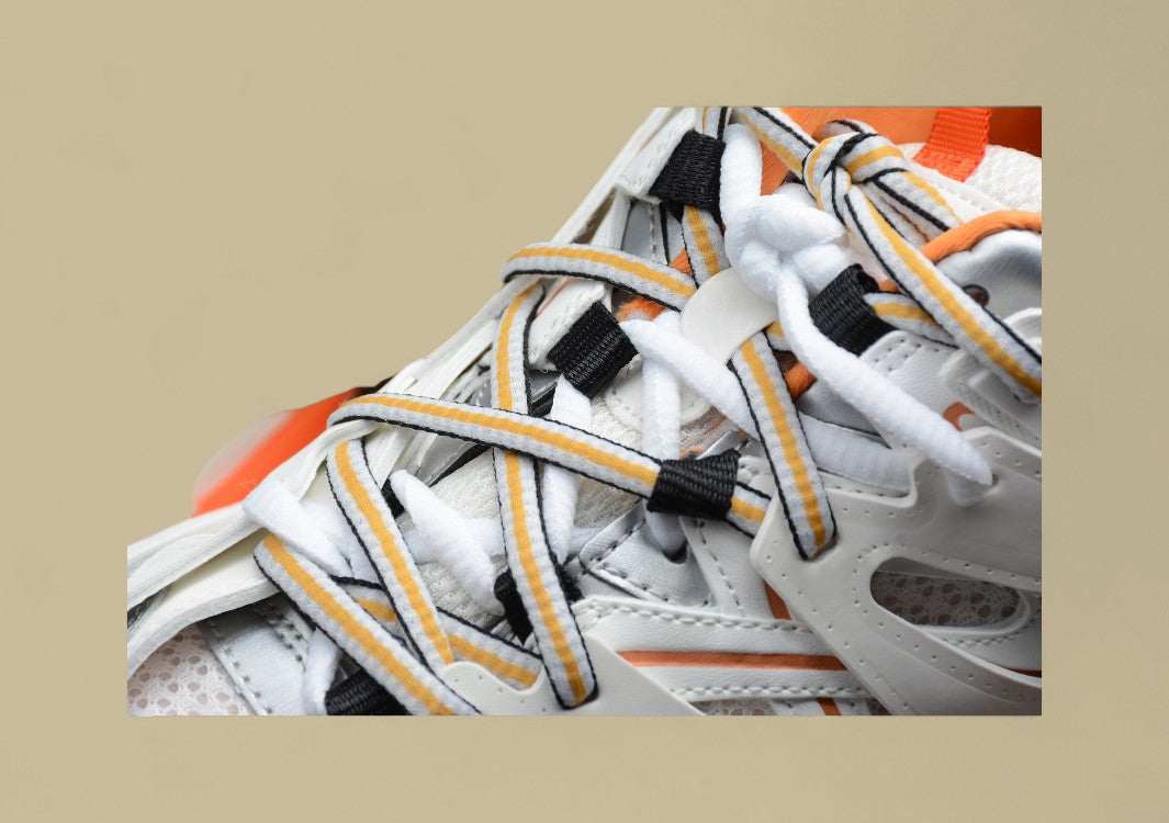 Balenciaga Gray Black White Orange