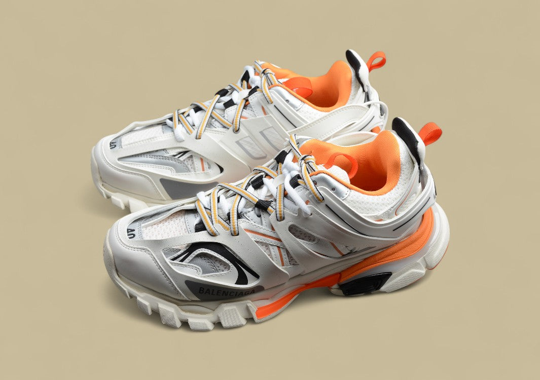 Balenciaga Gray Black White Orange