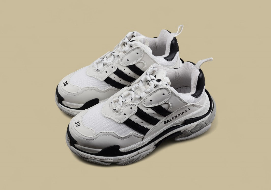 Balenciaga x Adidas Triple S Retro Dad Shoes