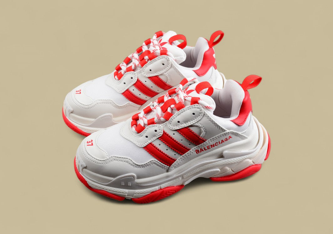 Balenciaga x Adidas Triple S Sneaker Cross-Border Luxury Collaboration Retro Dad Shoe