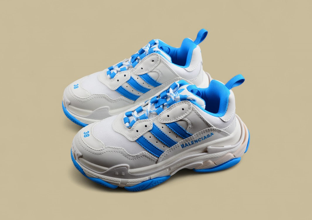 Balenciaga x Adidas Triple S Sneaker Cross-Border Luxury Collaboration Retro Dad Shoe
