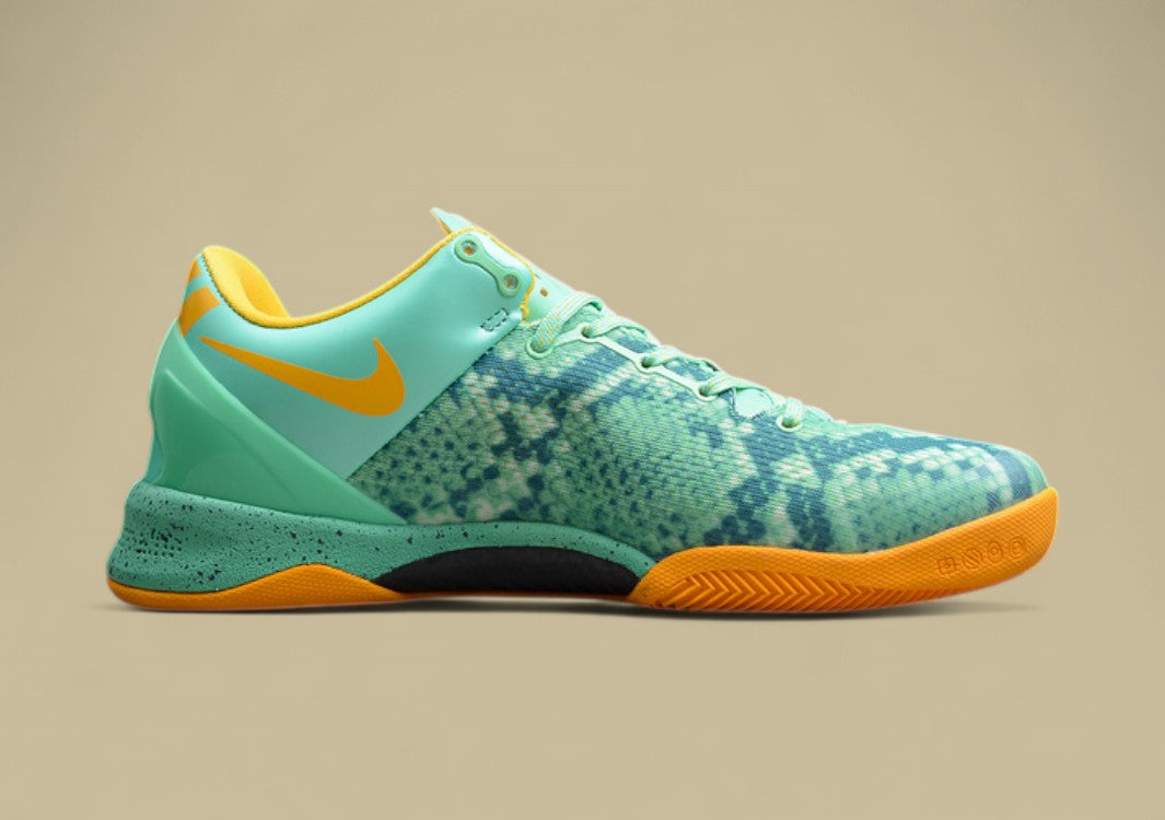 Basketball Shoes Kobe 8 System Green Glow/Laser Orange-Mineral Teal