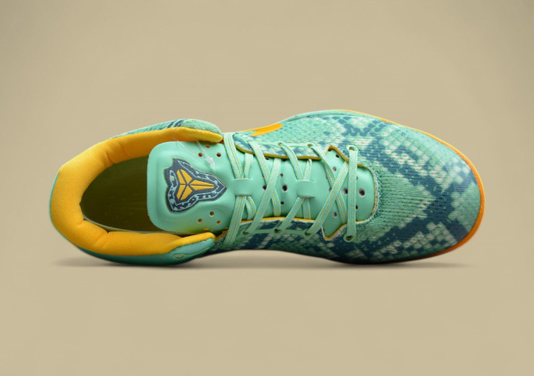 Basketball Shoes Kobe 8 System Green Glow/Laser Orange-Mineral Teal