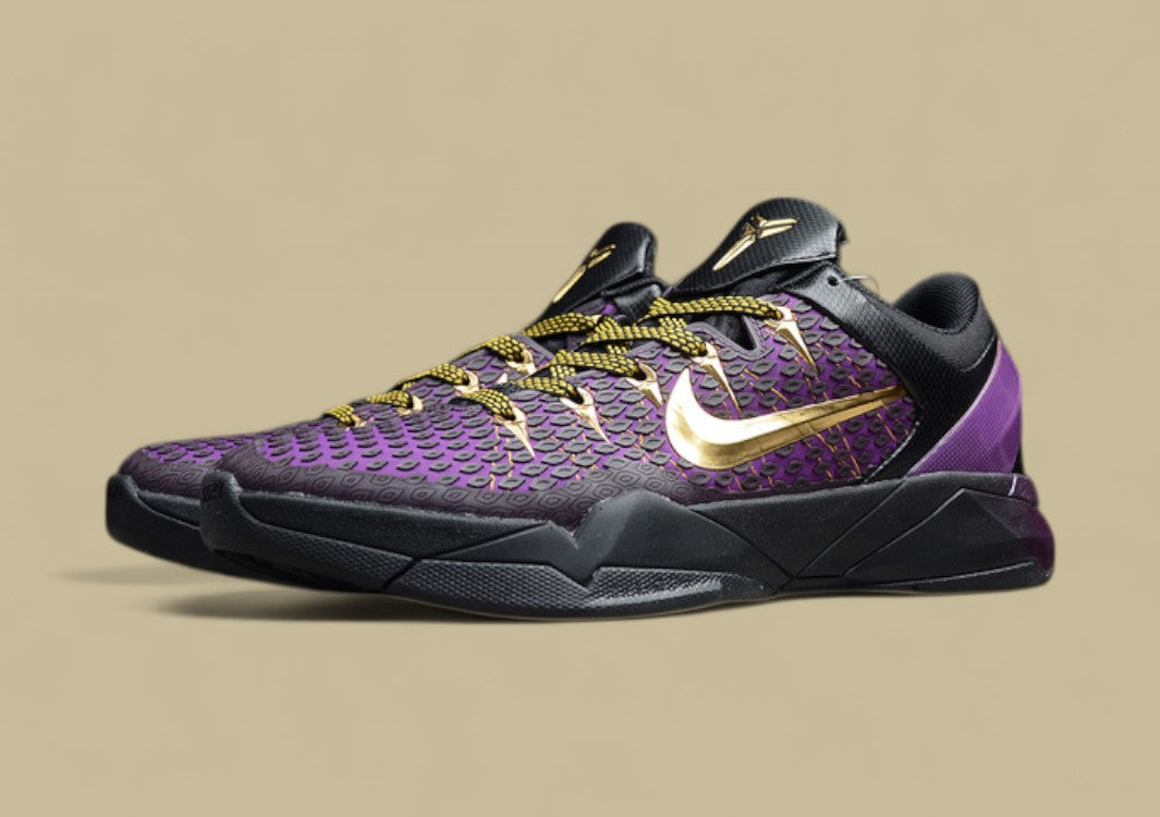 Basketball Shoes Original Quality Zoom Kobe 7 Black/Purple-Gold
