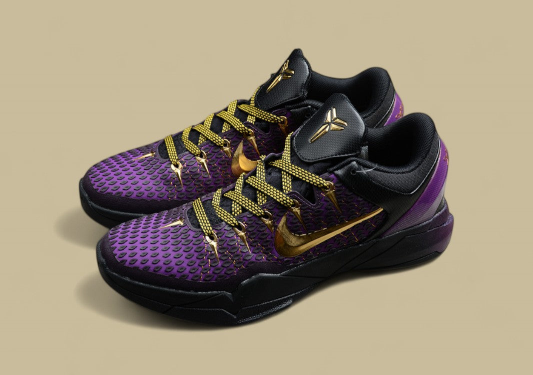 Basketball Shoes Original Quality Zoom Kobe 7 Black/Purple-Gold