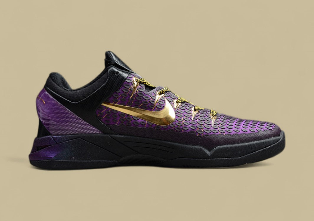 Basketball Shoes Original Quality Zoom Kobe 7 Black/Purple-Gold