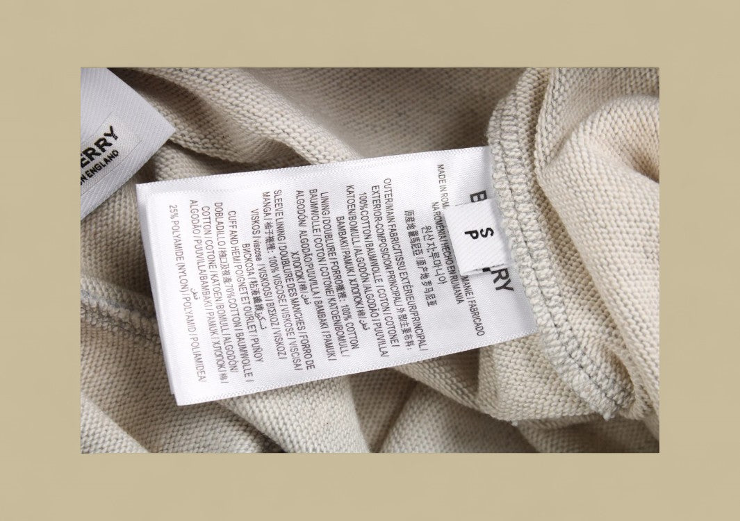 Burberry 23FW Circle Warhorse Logo Sweatpants – Grey