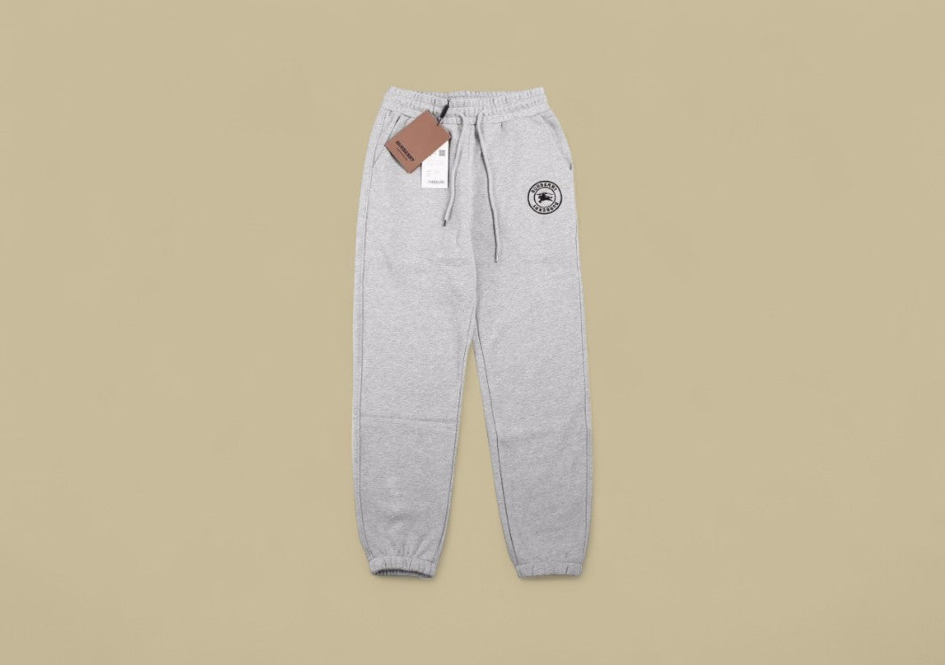 Burberry 23FW Circle Warhorse Logo Sweatpants – Grey