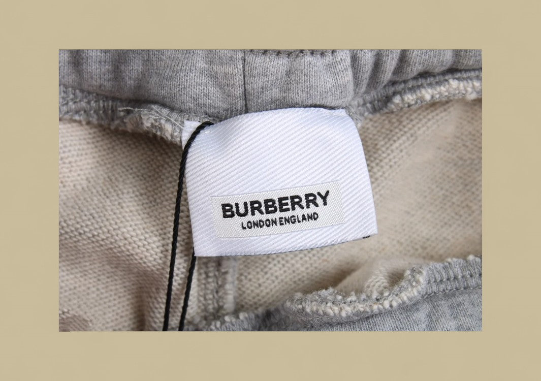Burberry 23FW Circle Warhorse Logo Sweatpants – Grey