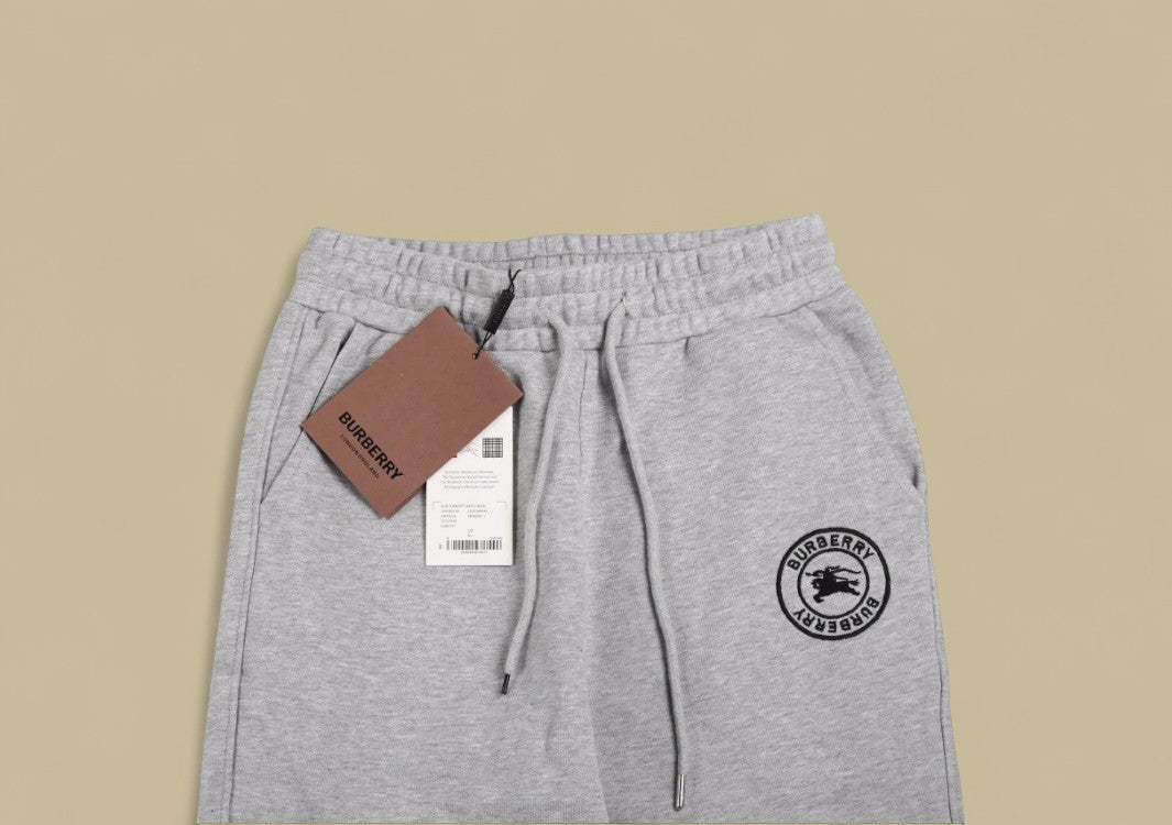 Burberry 23FW Circle Warhorse Logo Sweatpants – Grey