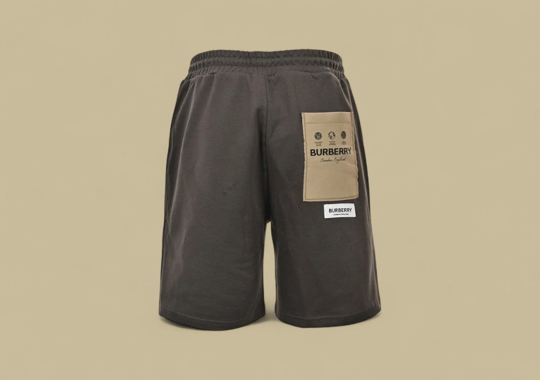 Burberry 23SS Pocket Note TB Logo Shorts – Dark Brown