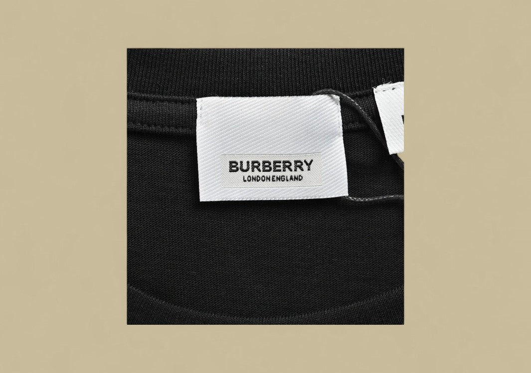 Burberry 24SS Backside Waist Warhorse Logo T-Shirt – Black