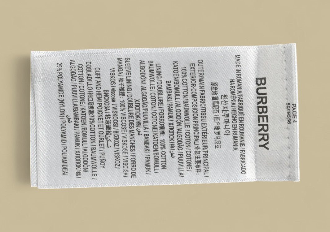 Burberry 24SS Backside Waist Warhorse Logo T-Shirt – Off-White