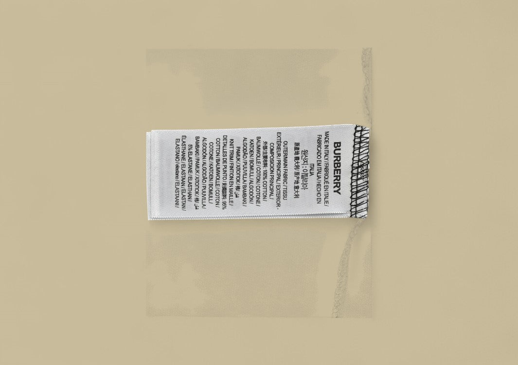 Burberry 24SS Chest Small Embroidery Knight Warhorse Logo T-Shirt – Black with Blue Detail