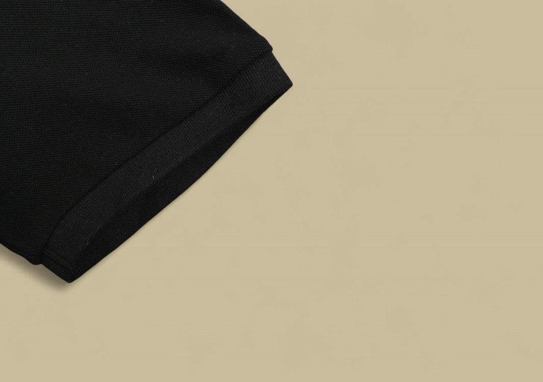 Burberry 24SS Chest TB Embroidery Logo Polo Shirt – Black