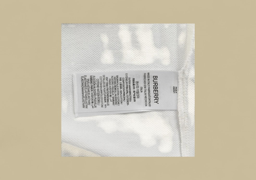 Burberry 24SS Chest TB Embroidery Logo Polo Shirt – White