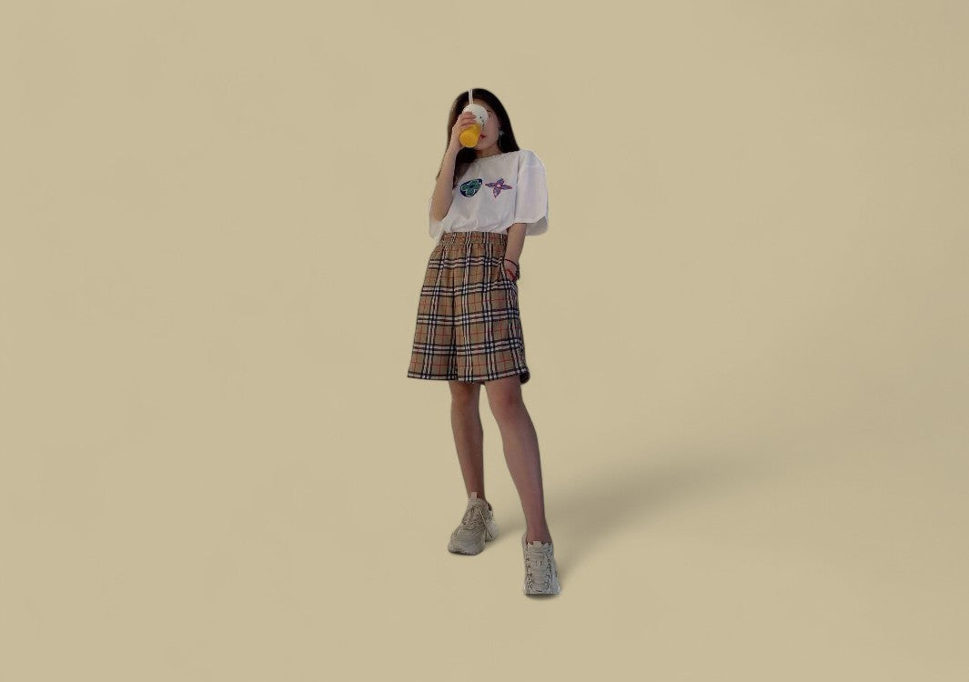 Burberry 24SS Functional Vintage Check Shorts – Archive Beige