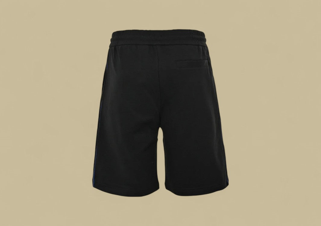 Burberry 24SS Knight Warhorse Logo Contrast Detail Shorts – Black & Blue