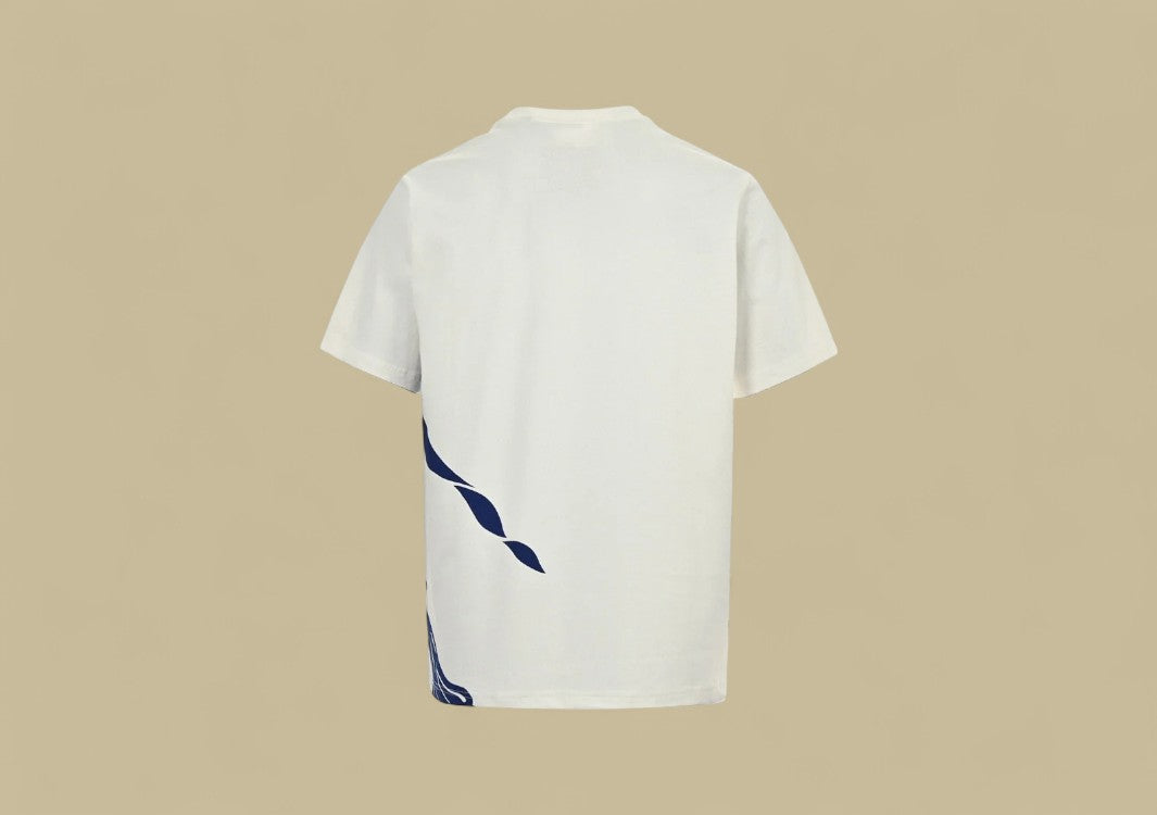 Burberry 24SS Knight Warhorse Logo Graphic T-Shirt – White & Blue