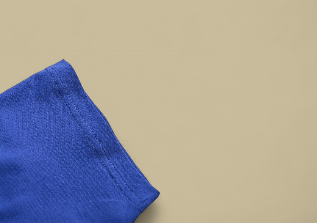 Burberry 24SS Patch Warhorse Logo T-Shirt – Royal Blue with White Patch