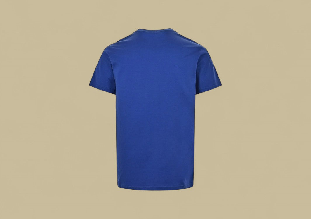 Burberry 24SS Patch Warhorse Logo T-Shirt – Royal Blue with White Patch