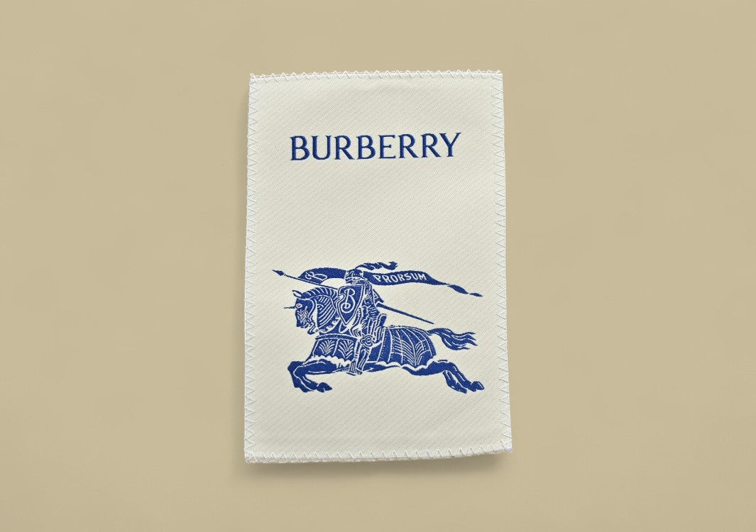 Burberry 24SS Patch Warhorse Logo T-Shirt – Royal Blue with White Patch