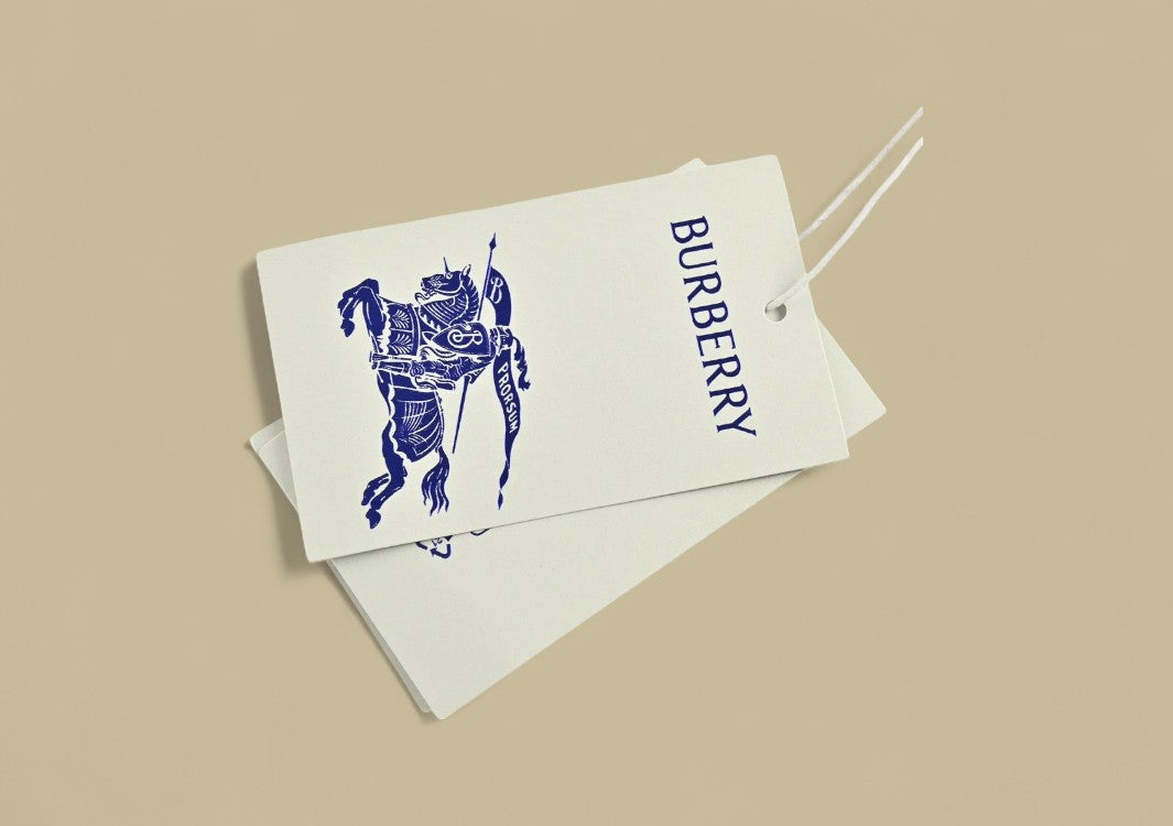 Burberry 24SS Patch Warhorse Logo T-Shirt – White with Blue Emblem