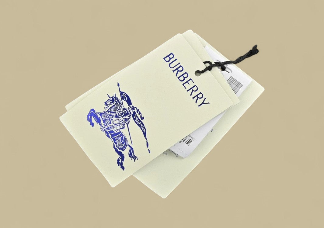 Burberry 24SS Plaid Knit T-Shirt – Navy Check