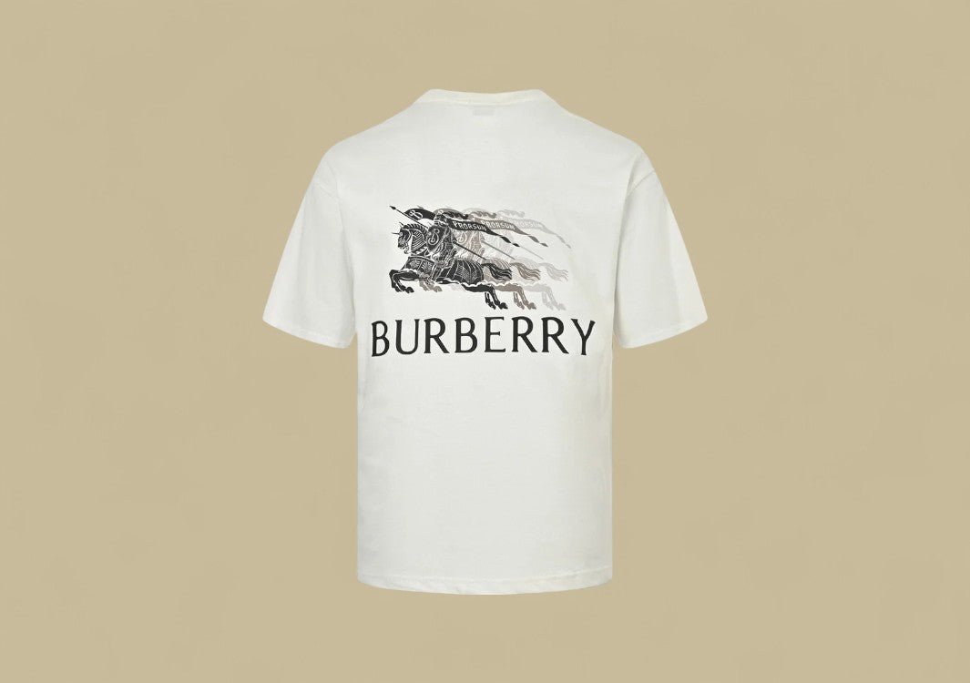 Burberry 24SS Unreal Image Warhorse Logo T-Shirt – Off-White