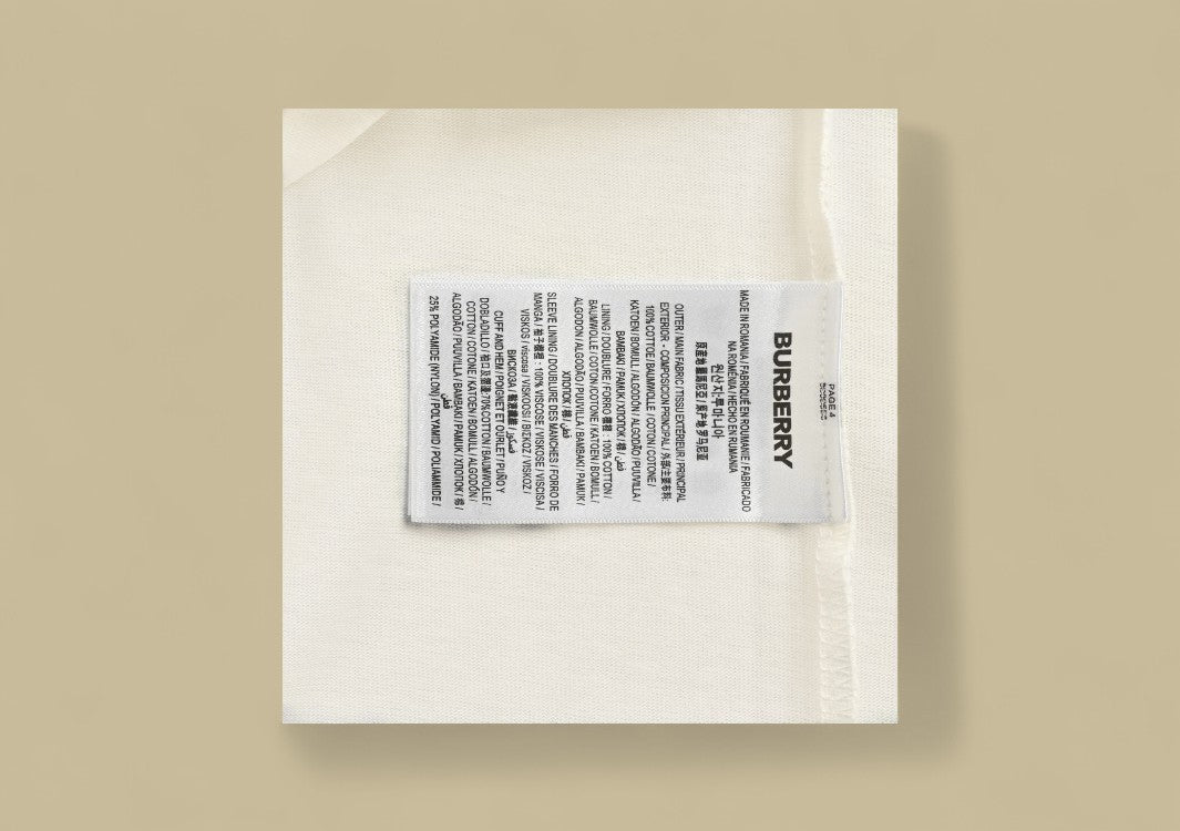 Burberry 24SS Unreal Image Warhorse Logo T-Shirt – Off-White