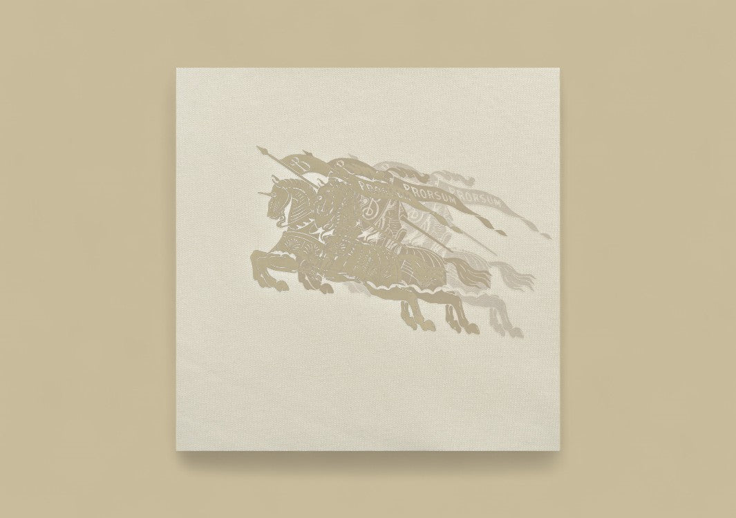 Burberry 24SS Unreal Image Warhorse Logo T-Shirt – Off-White