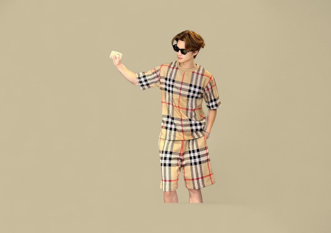 Burberry 24SS Vintage Check Knit Shorts – Archive Beige