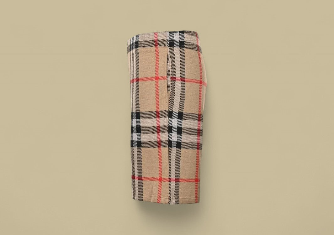 Burberry 24SS Vintage Check Knit Shorts – Archive Beige