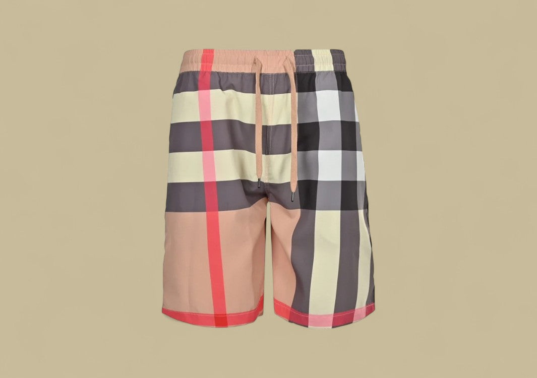 Burberry Classic Big Check Swim Shorts – Archive Beige Multicolor