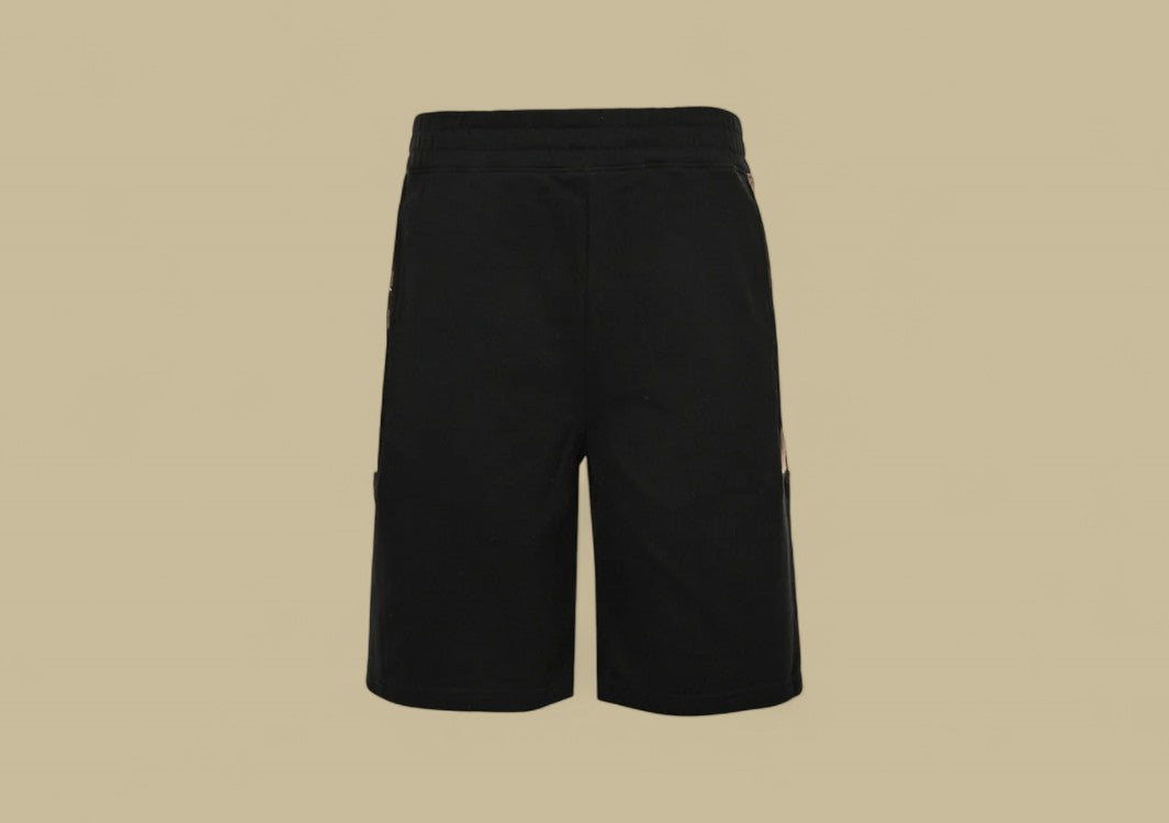 Burberry Classic Side Joint Plaid Shorts – Black