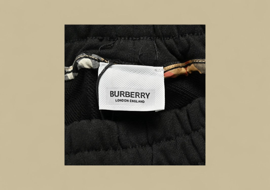 Burberry Classic Side Joint Plaid Shorts – Black