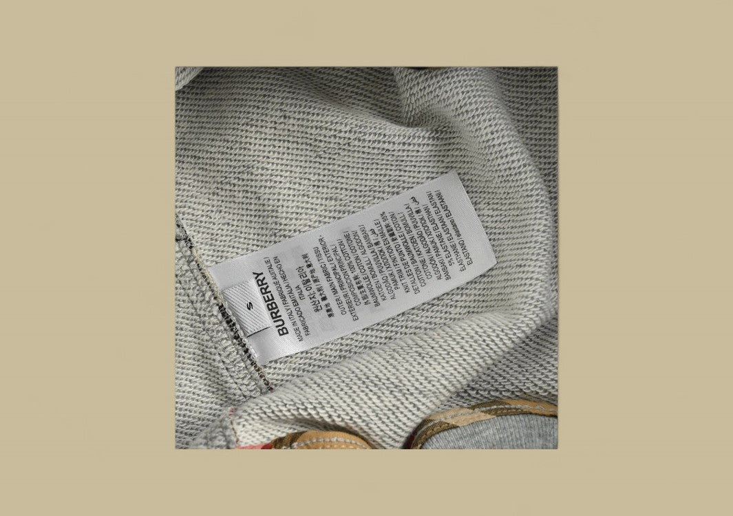 Burberry Classic Side Joint Vintage Check Shorts – Heather Grey
